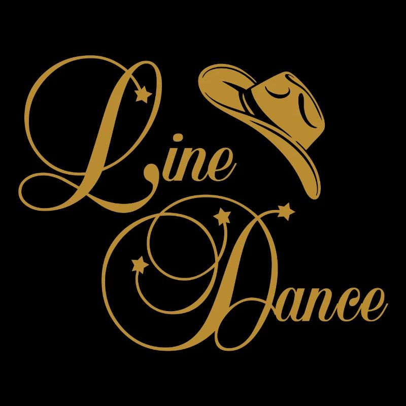 Line Dance Gold Logo