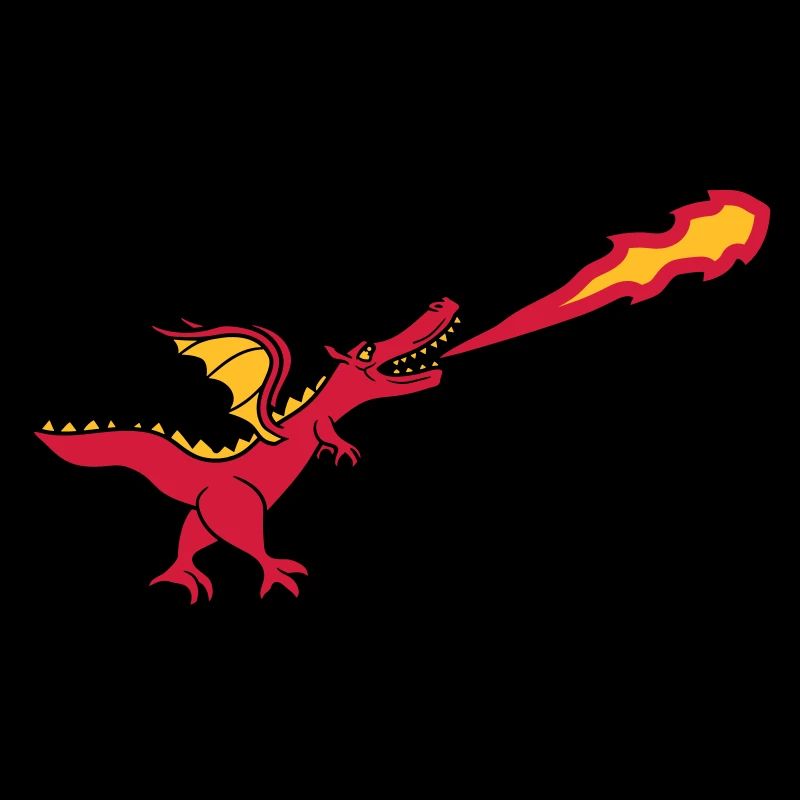 flammes de cracheur de feu chaud courir aller gran
