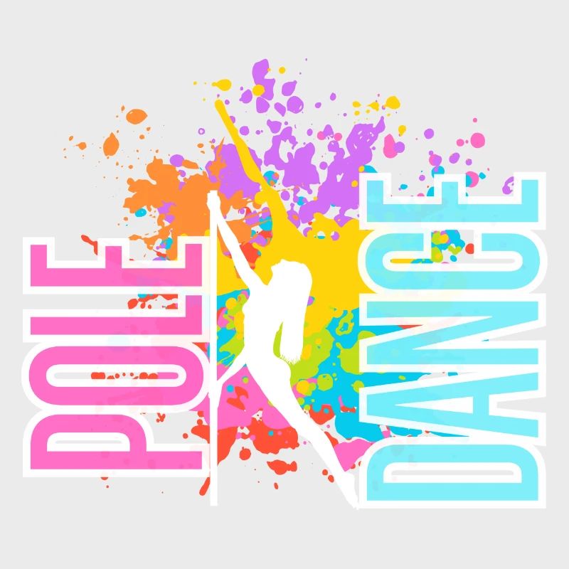 Pole Dance Splash Neon Farben