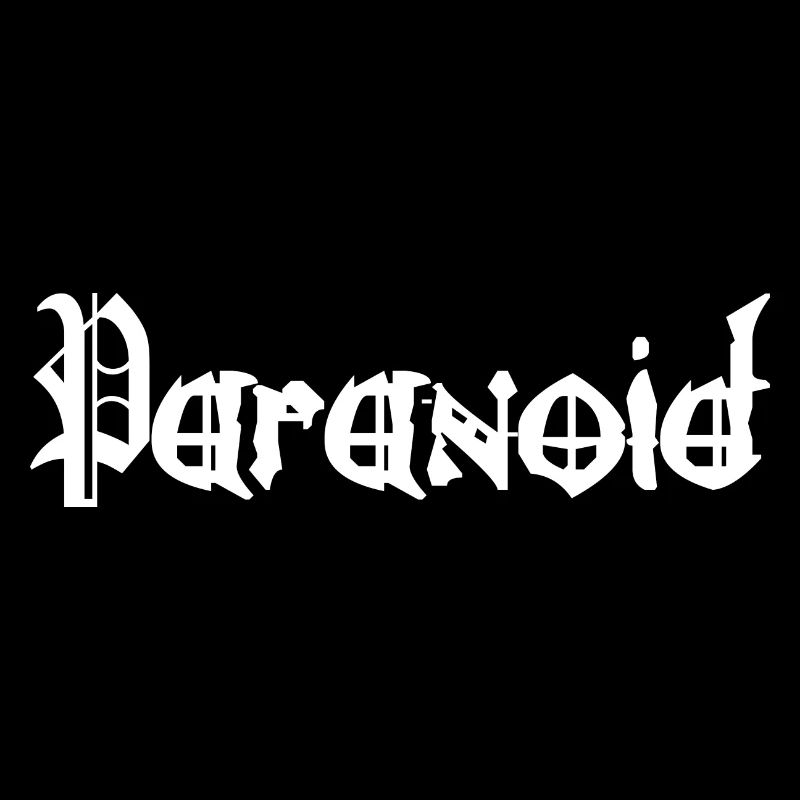 paranoid - white