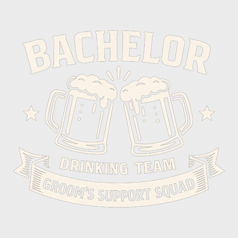 Bachelor Drinking Team - JGA Groom Support Squad