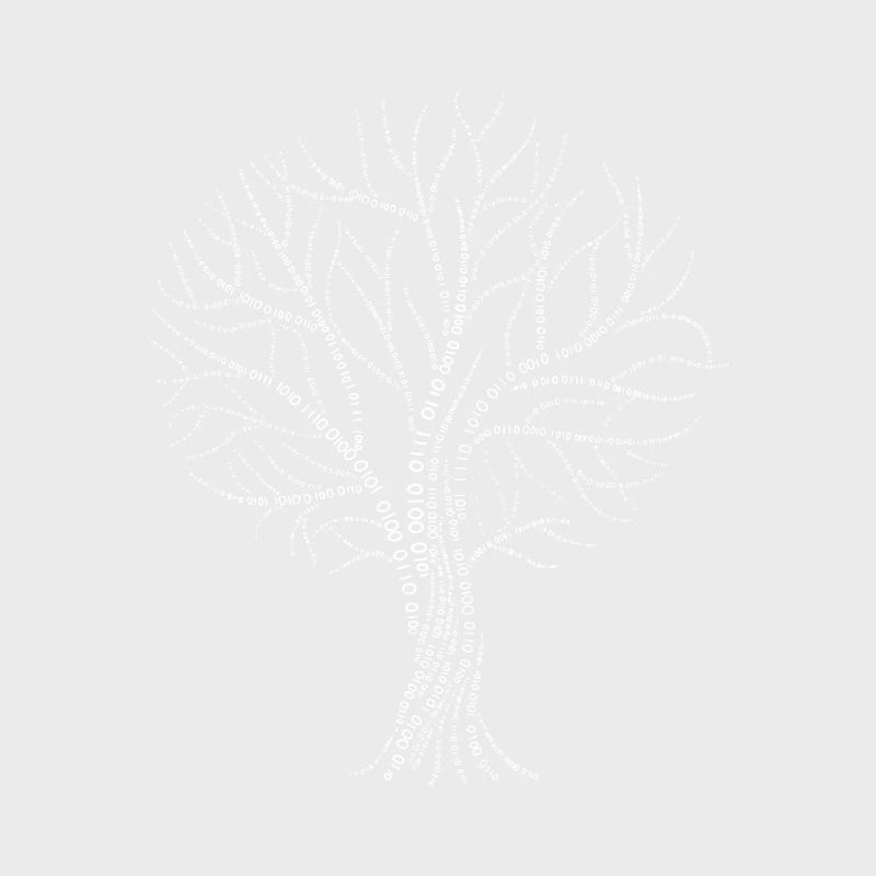 Binärer Baum Null Eins Code Geschenk Ast Zweig