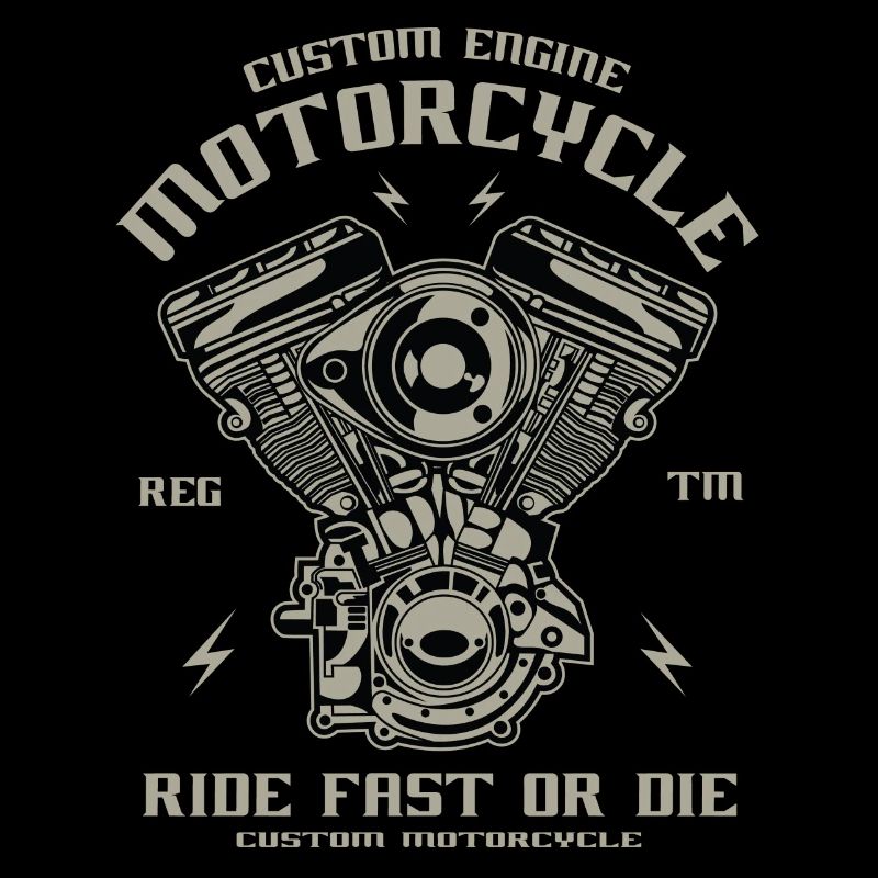 Conversion de moteur de moto Chopper Custom Engine