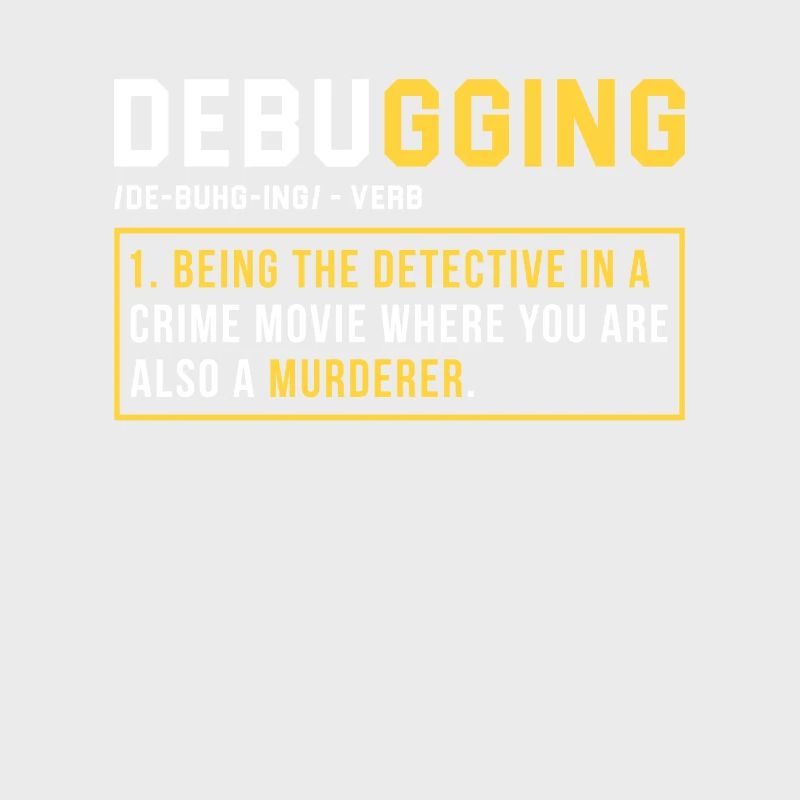 Debugging Programmieren Programmierer Geschenk