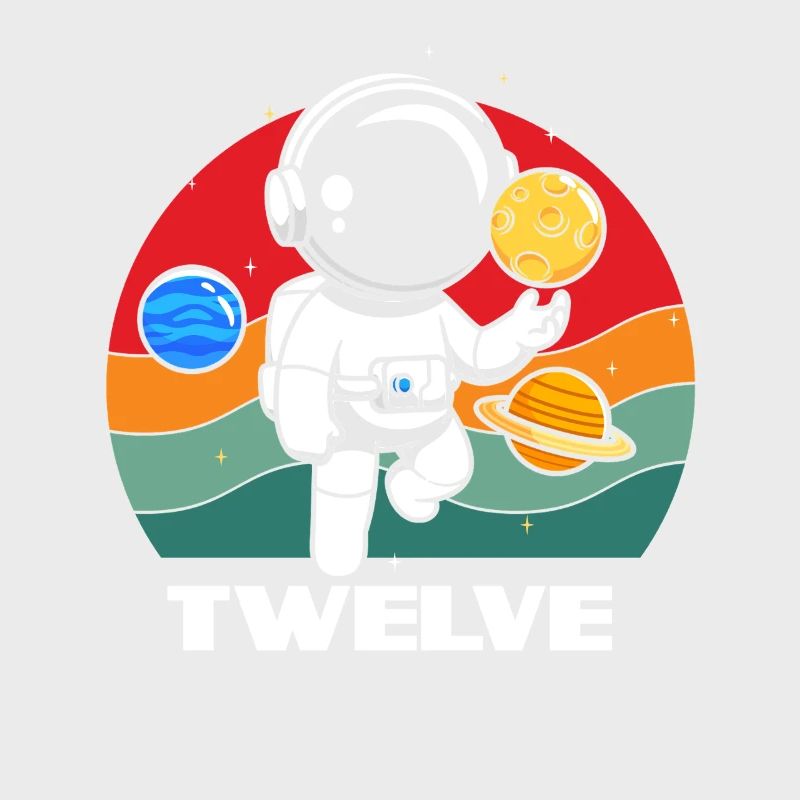 Astronaut Zwölf Geburtstag Abenteuer