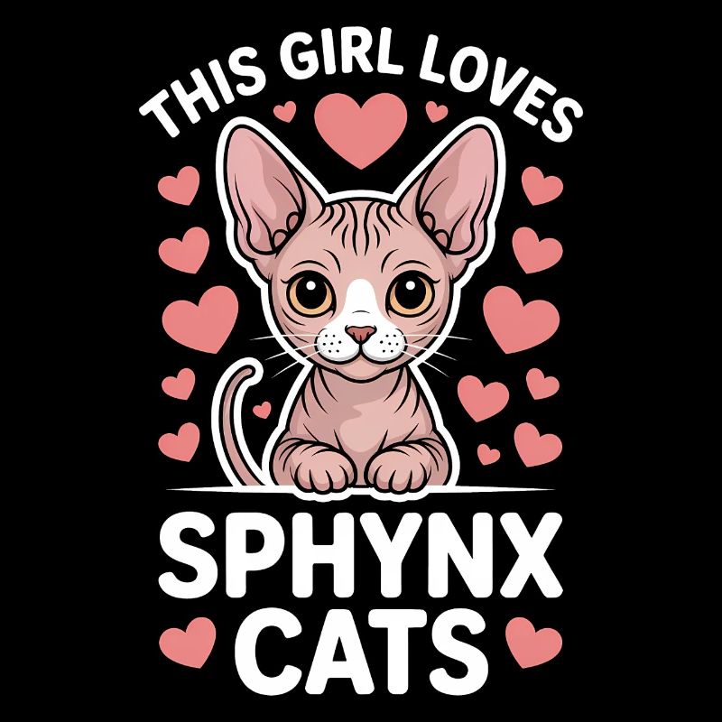 Chat Sphynx Disant Drôle Chat Sphynx Cadeau