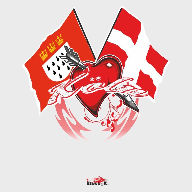 Cologne - montrer le drapeau