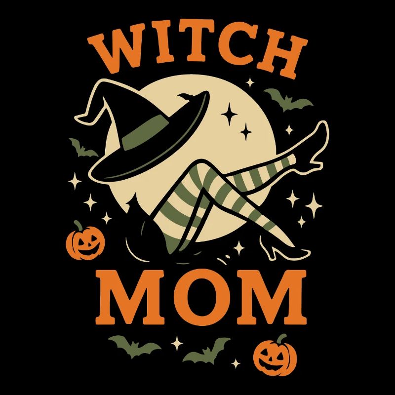Witch Mom Funny Halloween Costume Idea