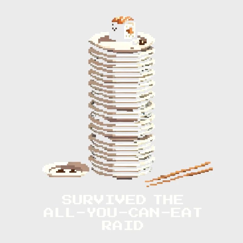 Survived All-You-Can-Eat Raid | Sushi Buffet
