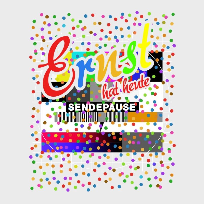 Ernst hat heute Sendepause | Testbild Kostüm