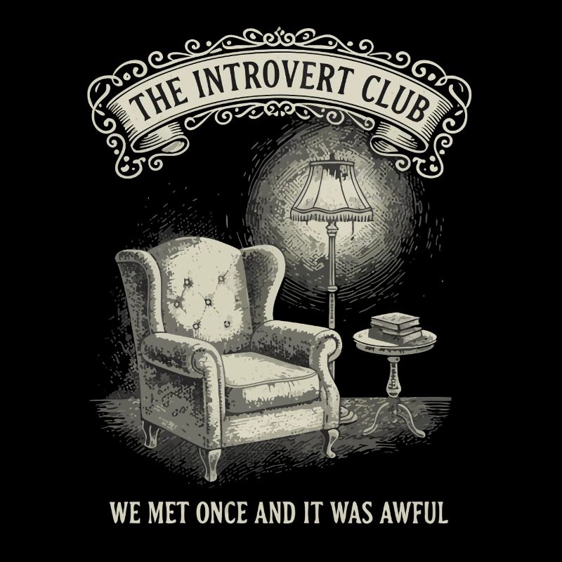Introvert Club Funny