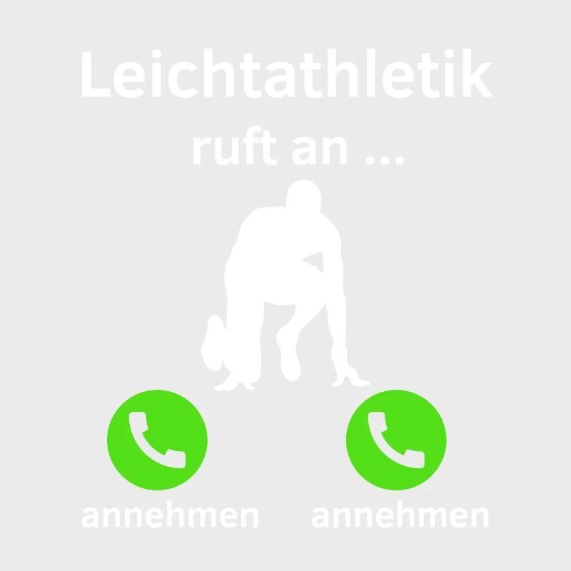 Leichtathletik ruft an - annehmen oder annehmen?