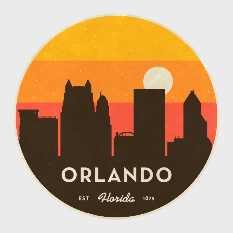 Orlando Skyline Sunset
