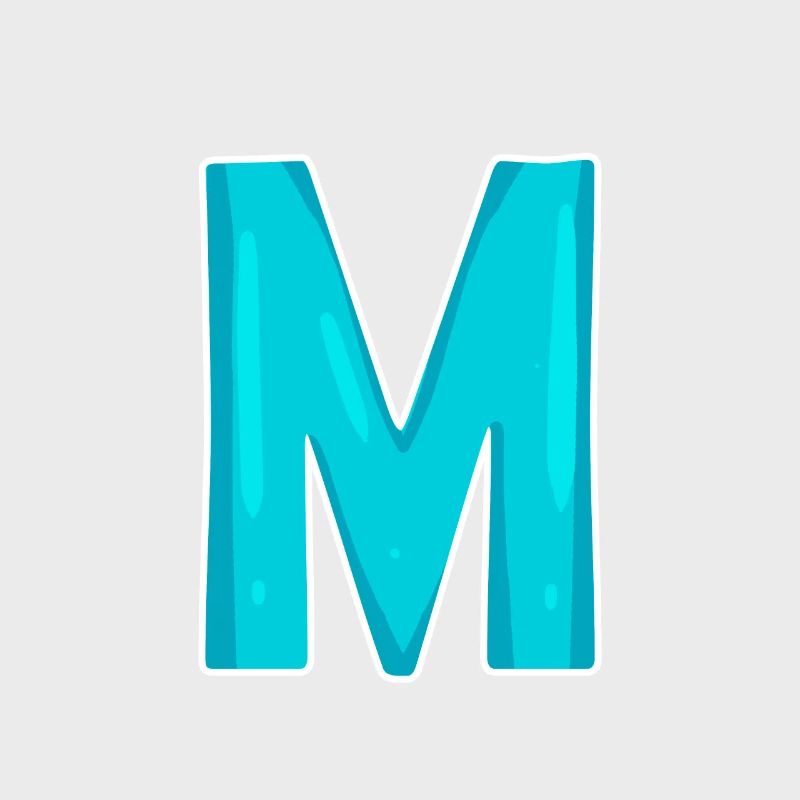 Lettre M Lettre initiale