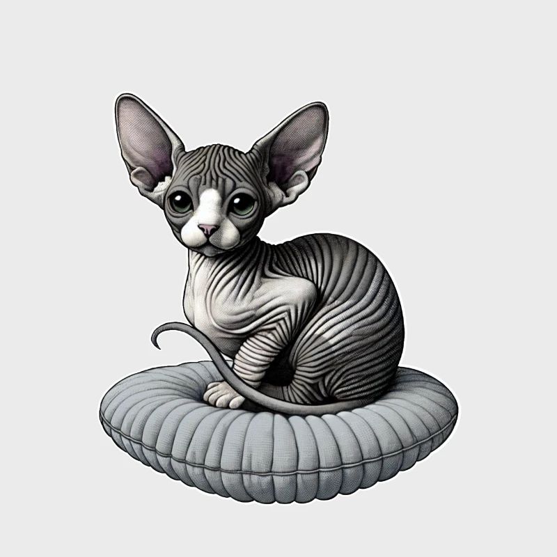Petit chat Sphynx