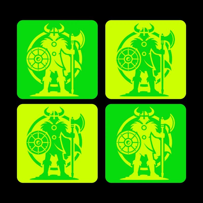 Nordischer Wikinger Silhouette