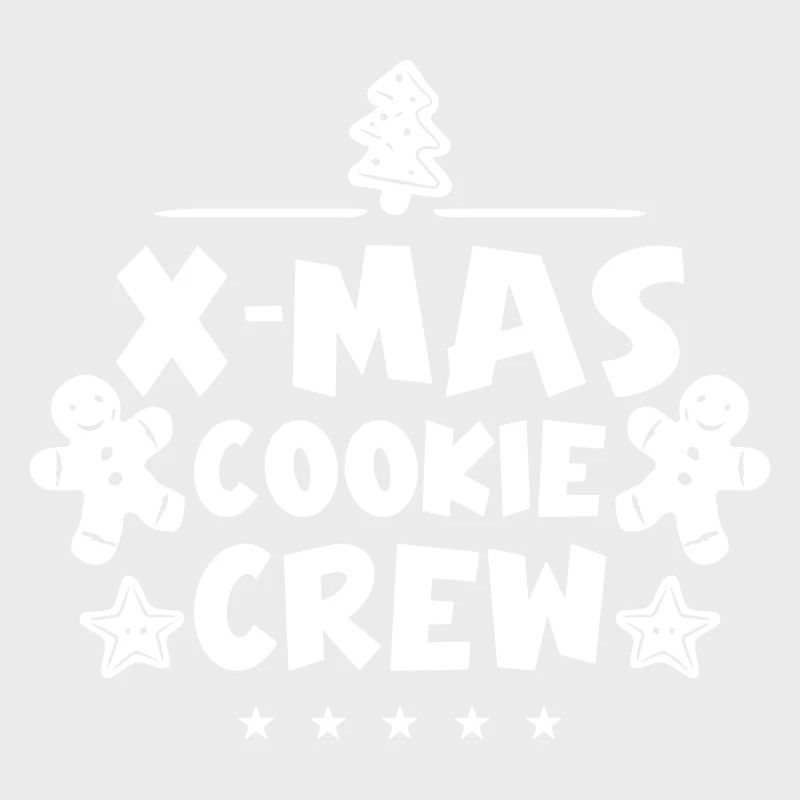 Équipe de cuisson des biscuits de Noël