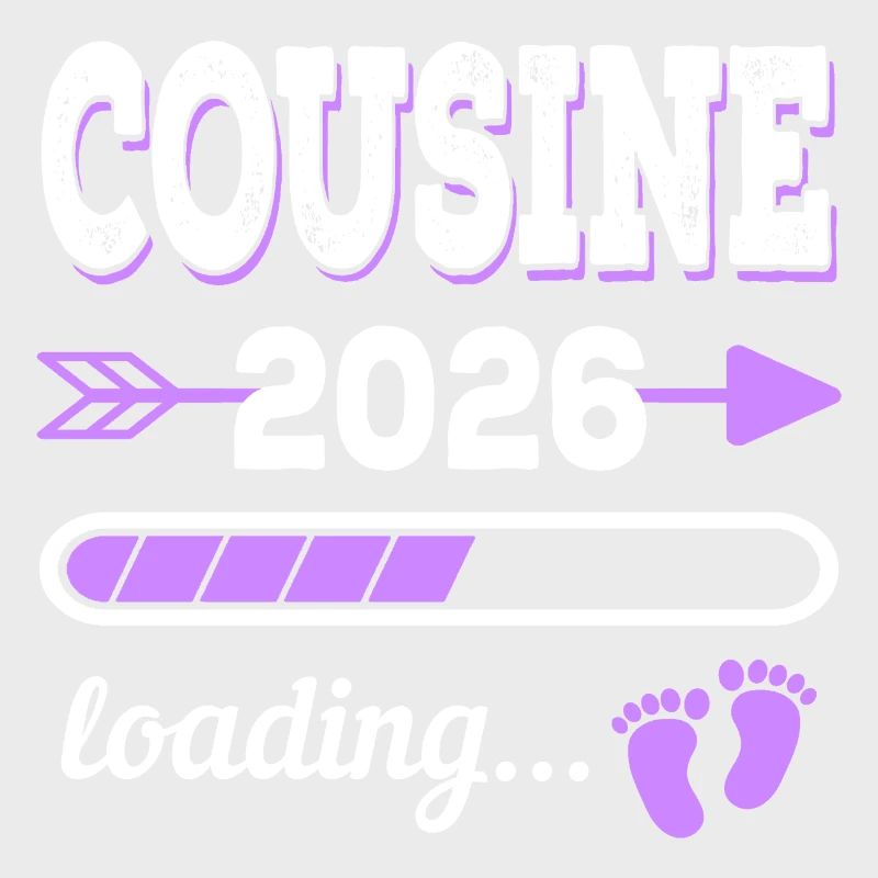 Cousin 2026 Loading Idée de cadeau de grossesse
