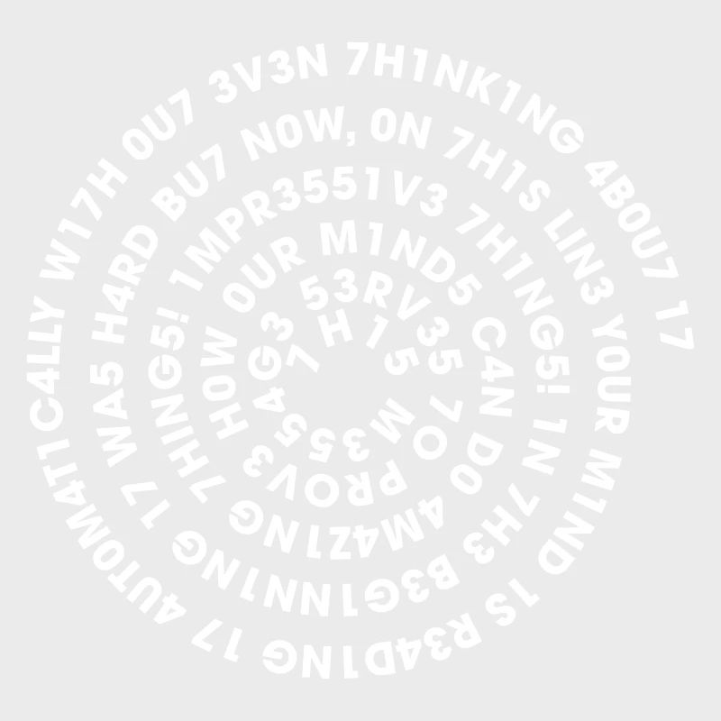Spirale Leetspeak – Nerd Code 1337 Geek Design
