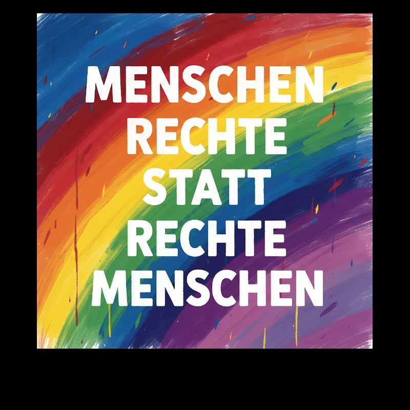 Buntes Menschenrechte statt rechte Menschen