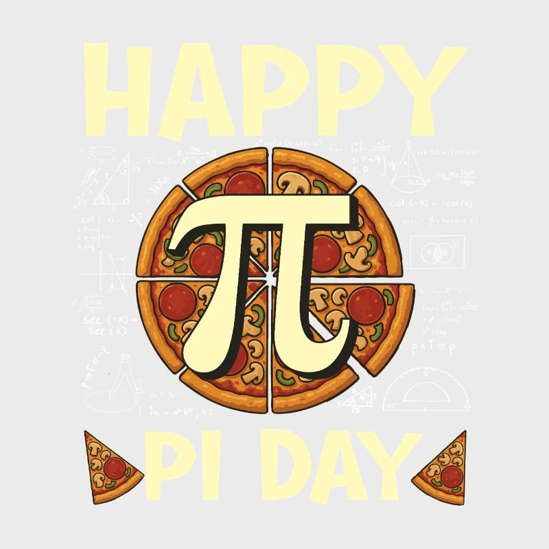 Happy Pi Day Funny Pizza Math Nerd 