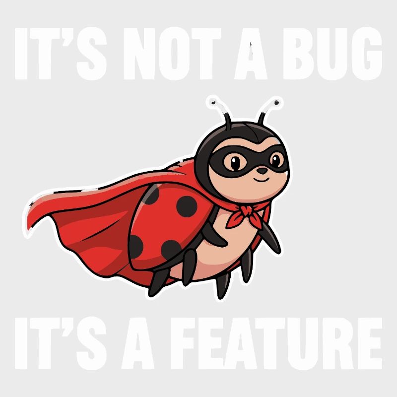 Kein Bug, nur Feature – Superheld Marienkäfer 
