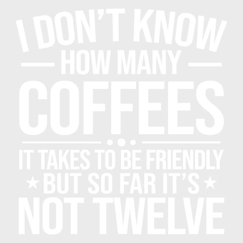 Compte de douze cafés