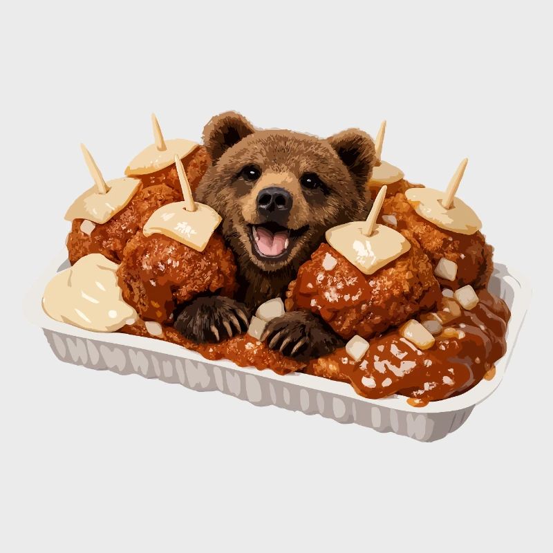 Bear bite with bear