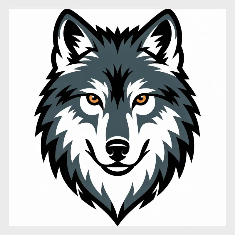 Wolf Graphic Emblem