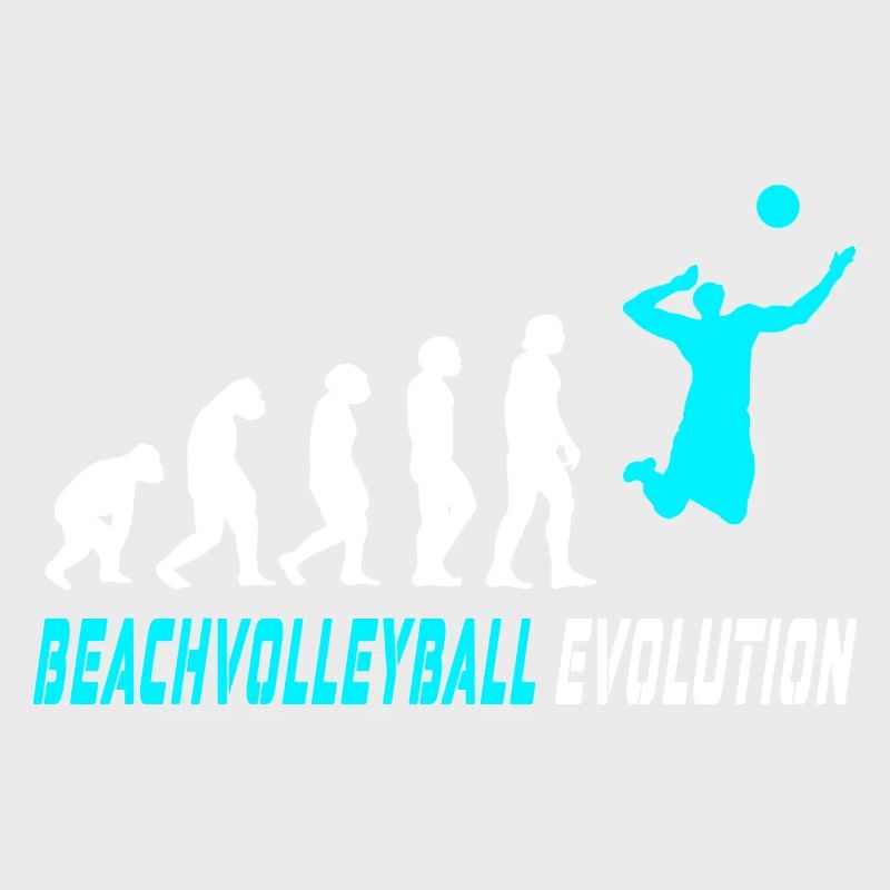 Conception d'évolution de volleyball de plage / idée cadeau