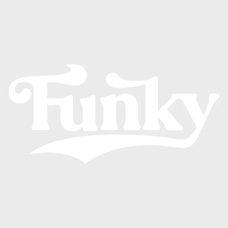 Logo rétro Funky Script