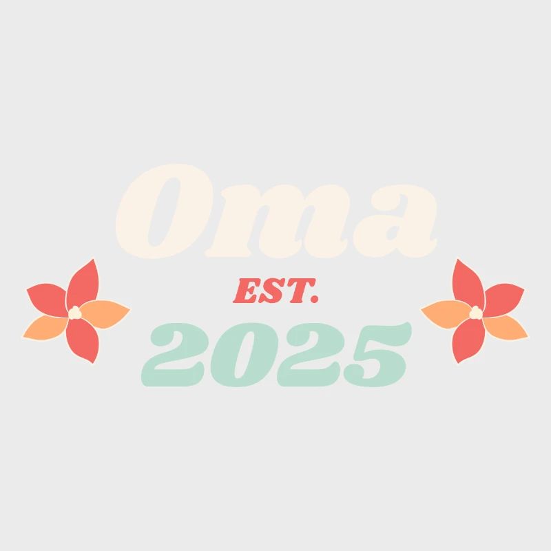 Oma Est 2025 Ich werde Großmutter Retro Style
