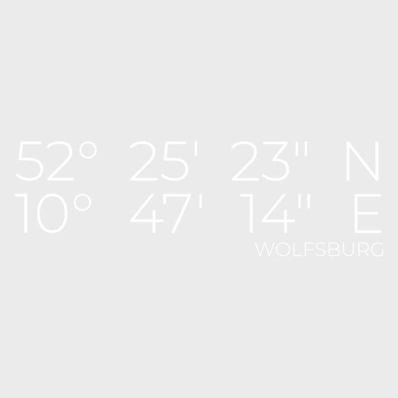Coordinates Wolfsburg