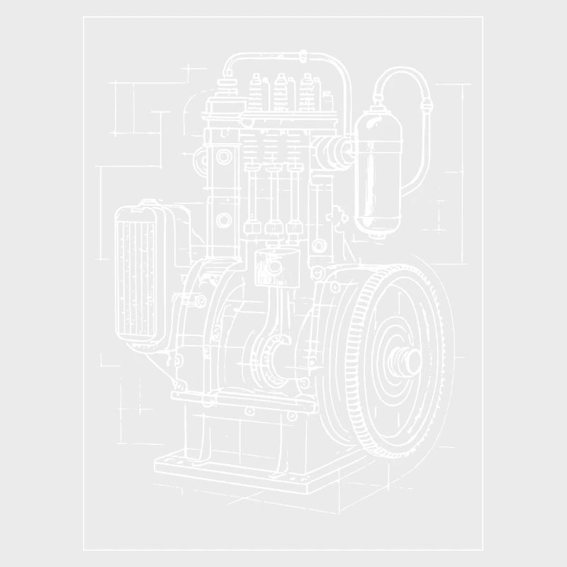 Plan de moteur industriel