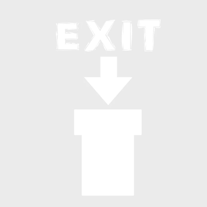 Exit Comic Retro Design