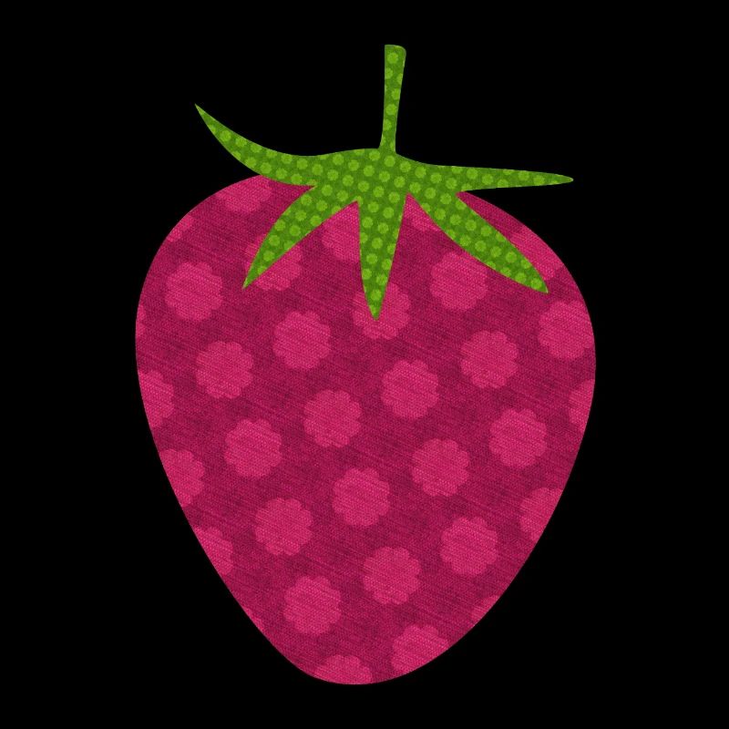 Strawberry Pattern Sweet Fruit Fruit Kids Organic