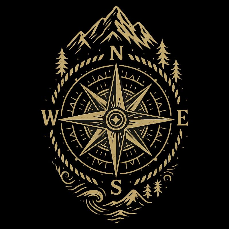 Compass Retro Compass Hipster Gift