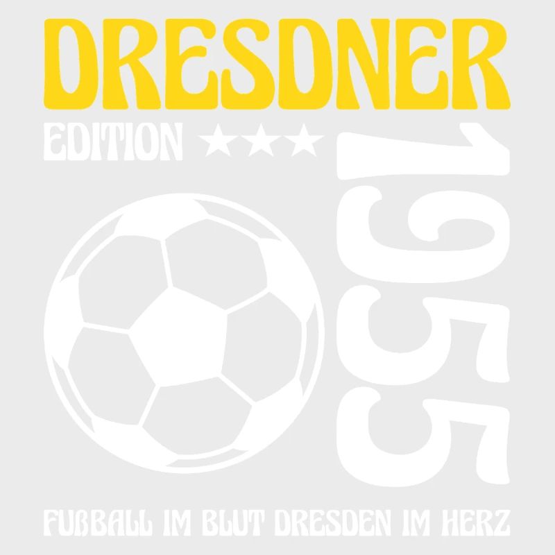 Dresdner Geburtstag 1955 Fußball Geschenk