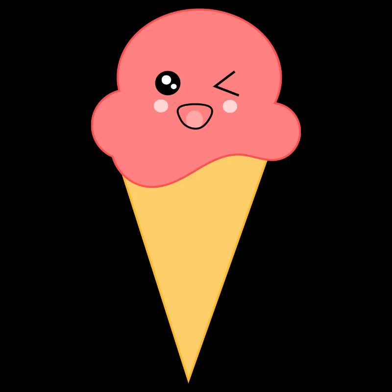 Eis Eiscreme Erdbeereis