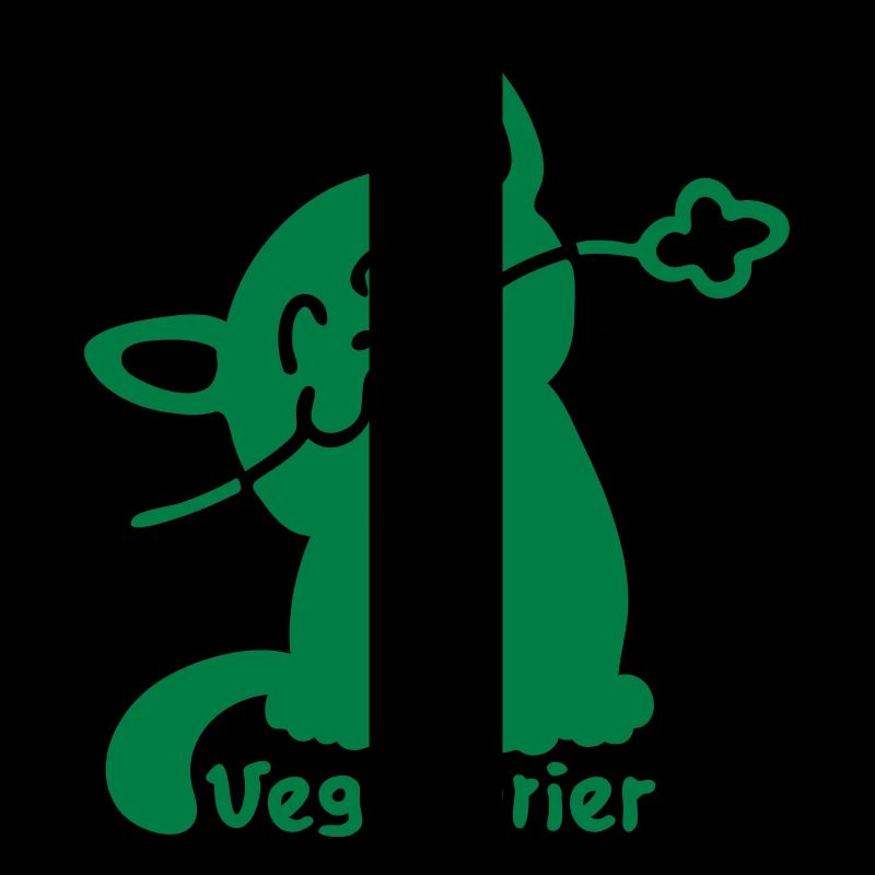 Végétarienne chat