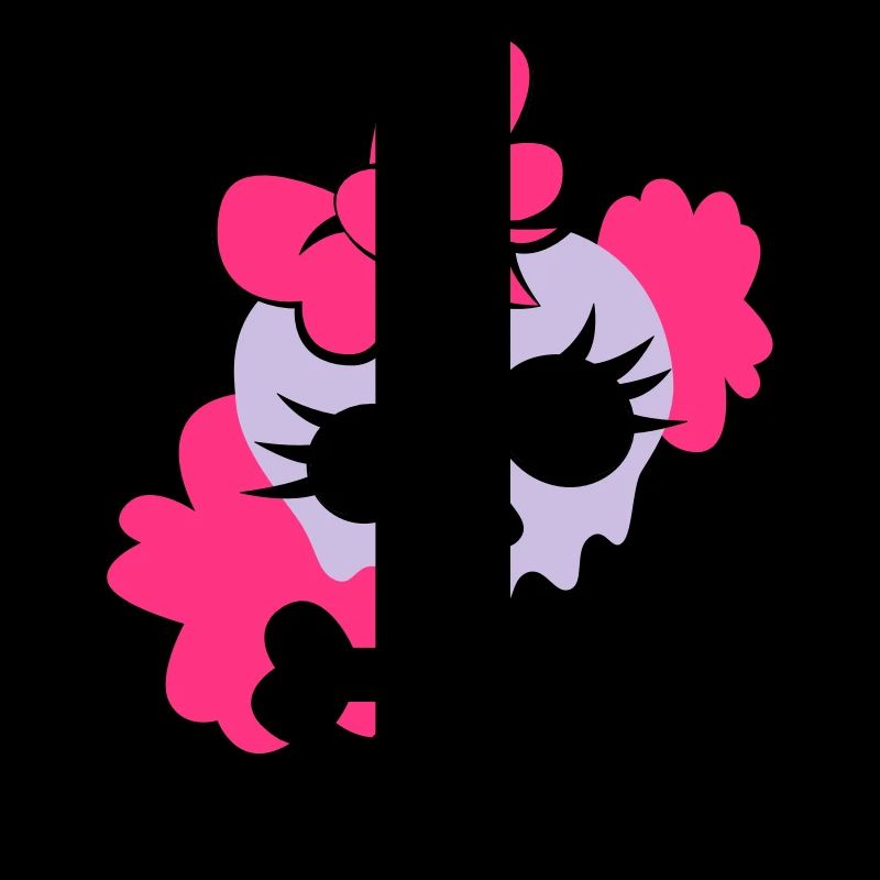 Tête de mort girly