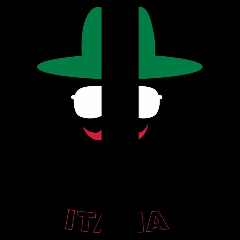 Italy Fan with mustache