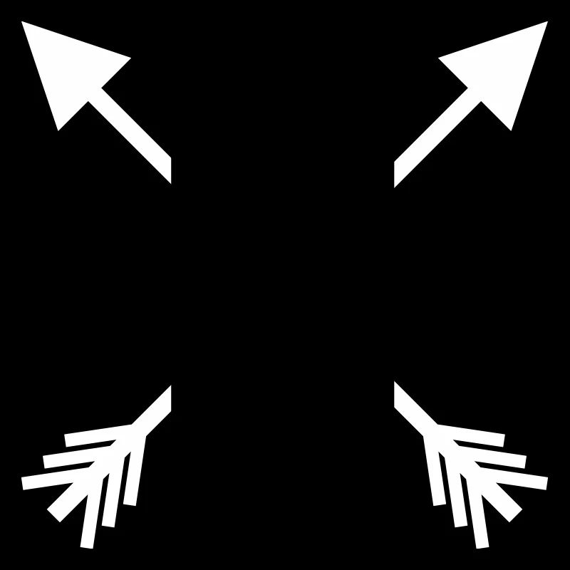 Flèches croisées