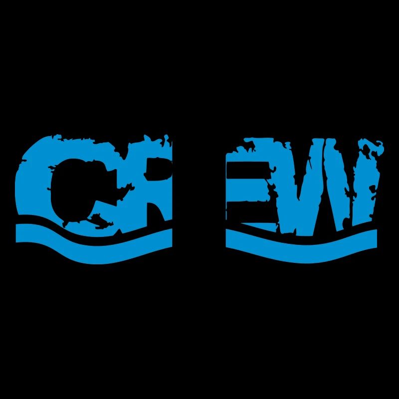 Crew waves water logo