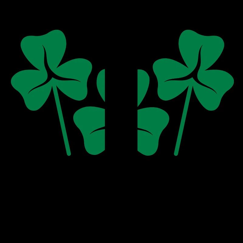 new SHAMROCKs three leaf clovers trio