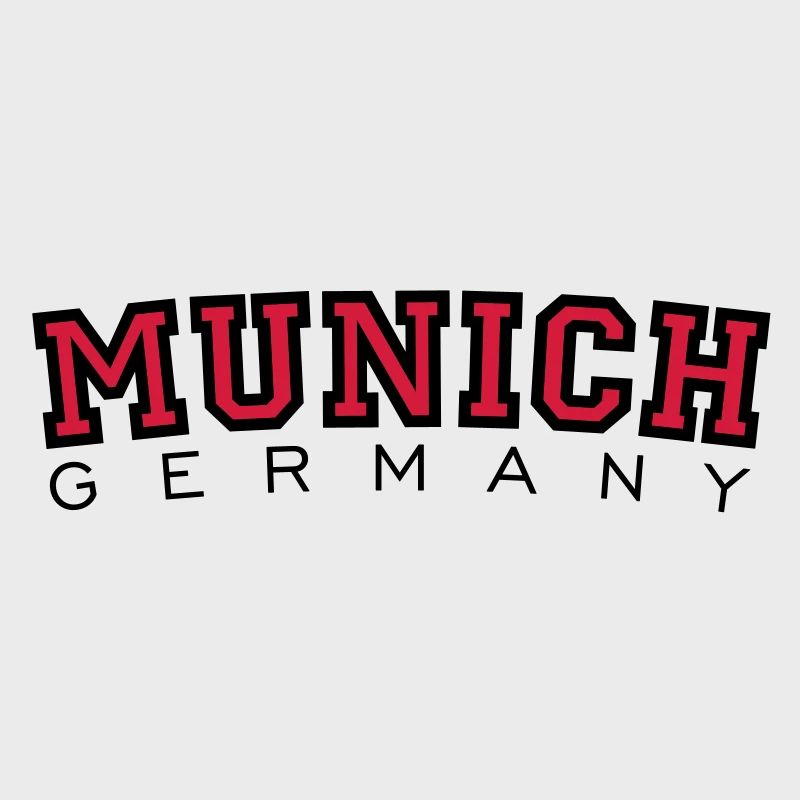 München Munich Germany (Schwarz/Rot)