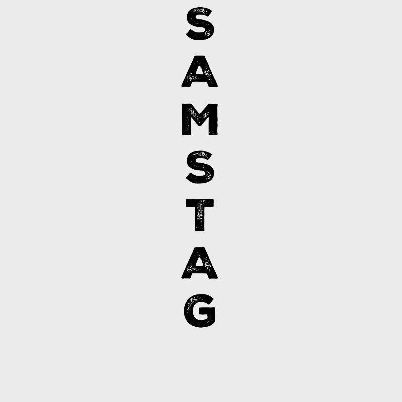 Samstag - schwarz