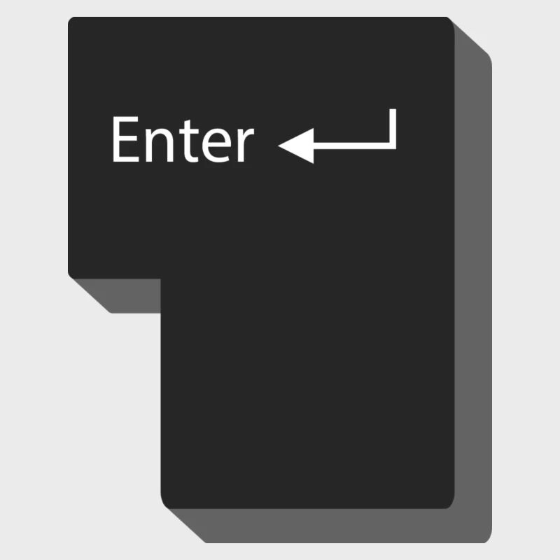 Enter Knopf Computer Geschenkidee