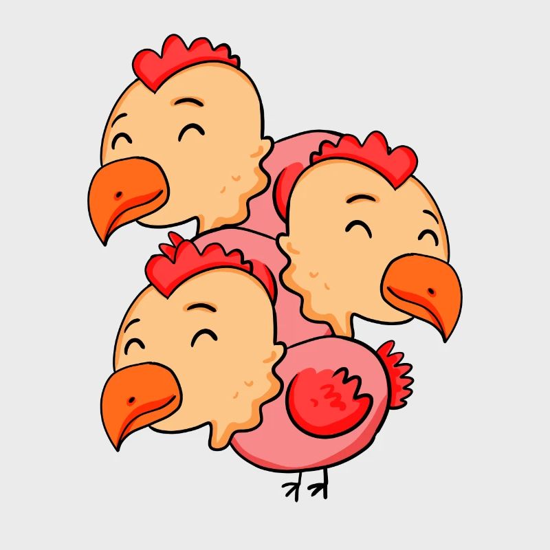 Poulets mignons - Poulet