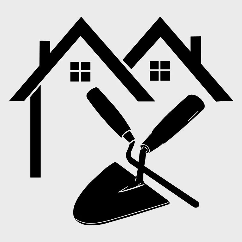 Construction de maison joint maçon clou et truelle